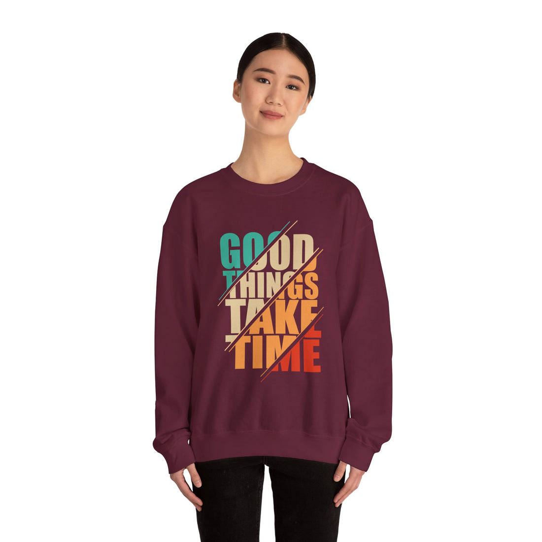 Good Things Take Time Crewneck Sweatshirt